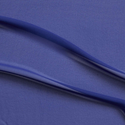 microgette presenting the midnight color version of a sheer soft plain weave Polyester microfibre with matte face and good drape