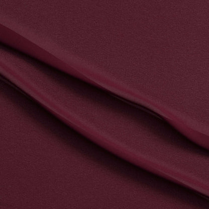 microgette presenting the ruby color version of a sheer soft plain weave Polyester microfibre with matte face and good drape