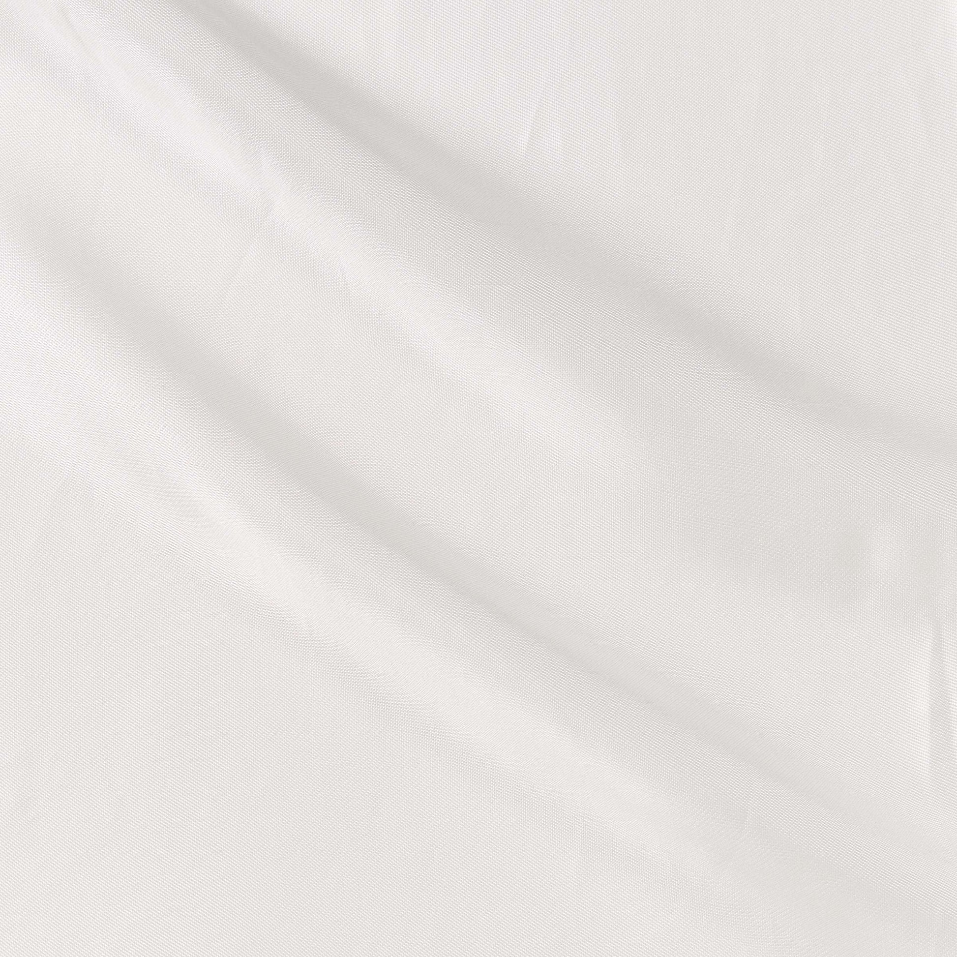 saga showing the ivory color version of a pure rayon Fine twill satin with fluid drape