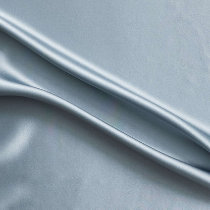 Silk Satin showing the Powder color version of a Soft Pure mulberry silk with natural sheen and fluid drape