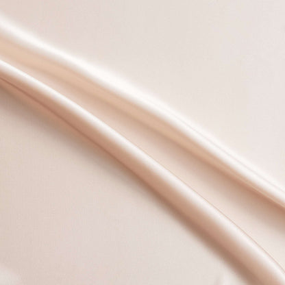 Silk Satin showing the Romance color version of a Soft Pure mulberry silk with natural sheen and fluid drape