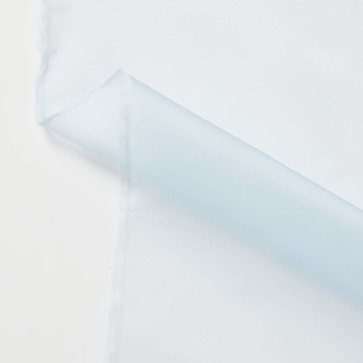 silk organza showing the blue color version of a sheer stiff Lightweight pure silk with natural silk sheen