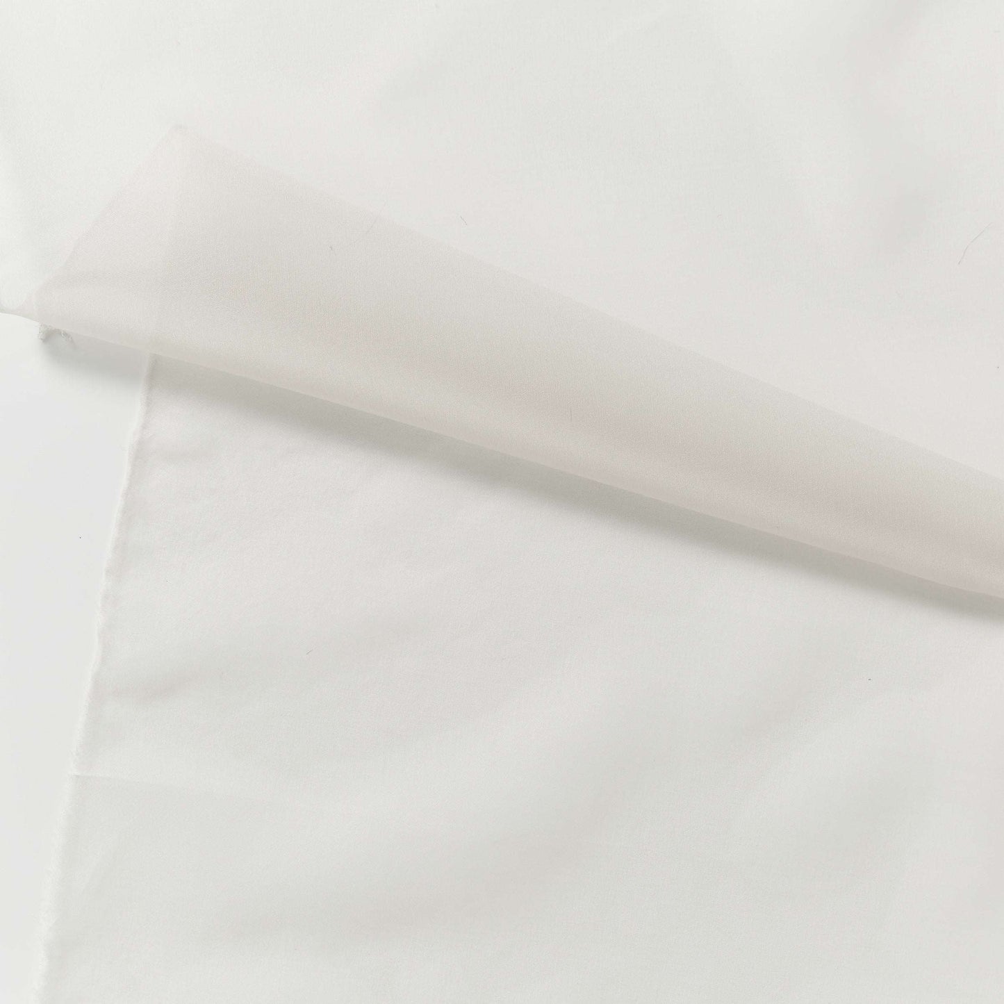silk organza showing the ivory color version of a Lightweight stiff sheer pure silk with natural silk sheen