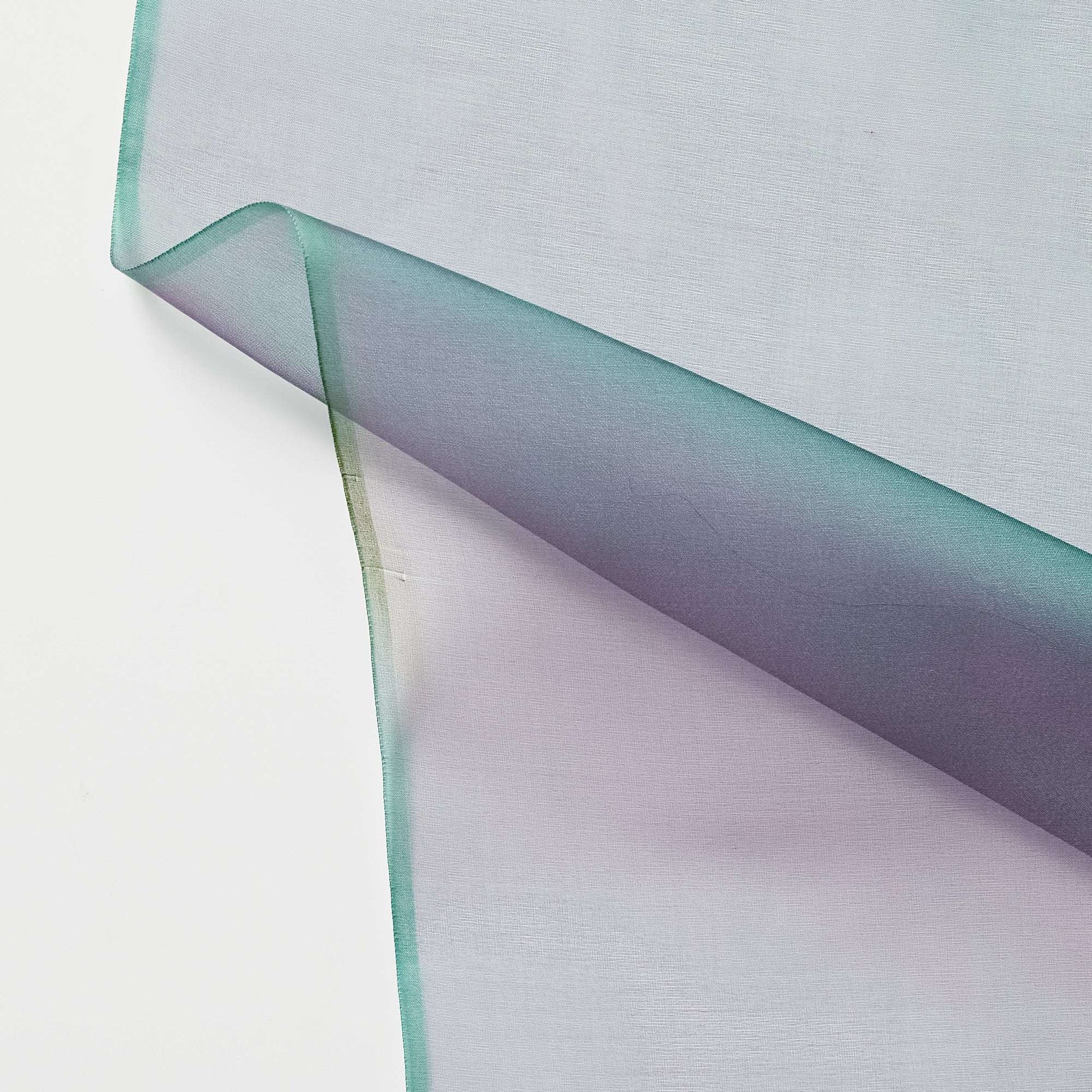 silk organza showing the opal color version of a sheer stiff Lightweight pure silk with natural silk sheen