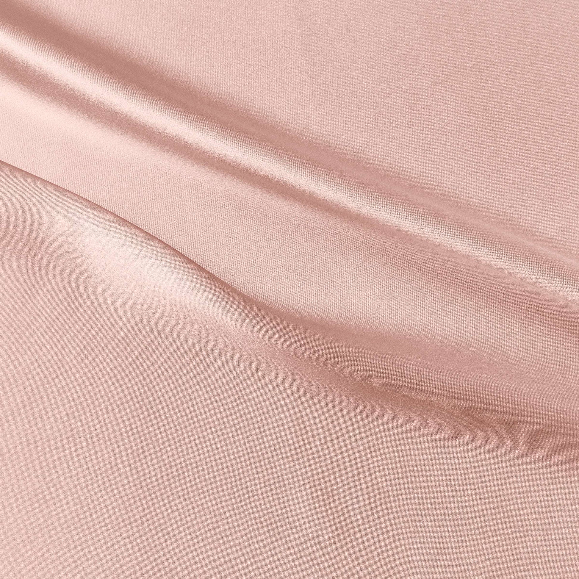 Silk Satin showing the Pink color version of a Soft Pure mulberry silk with natural sheen and fluid drape