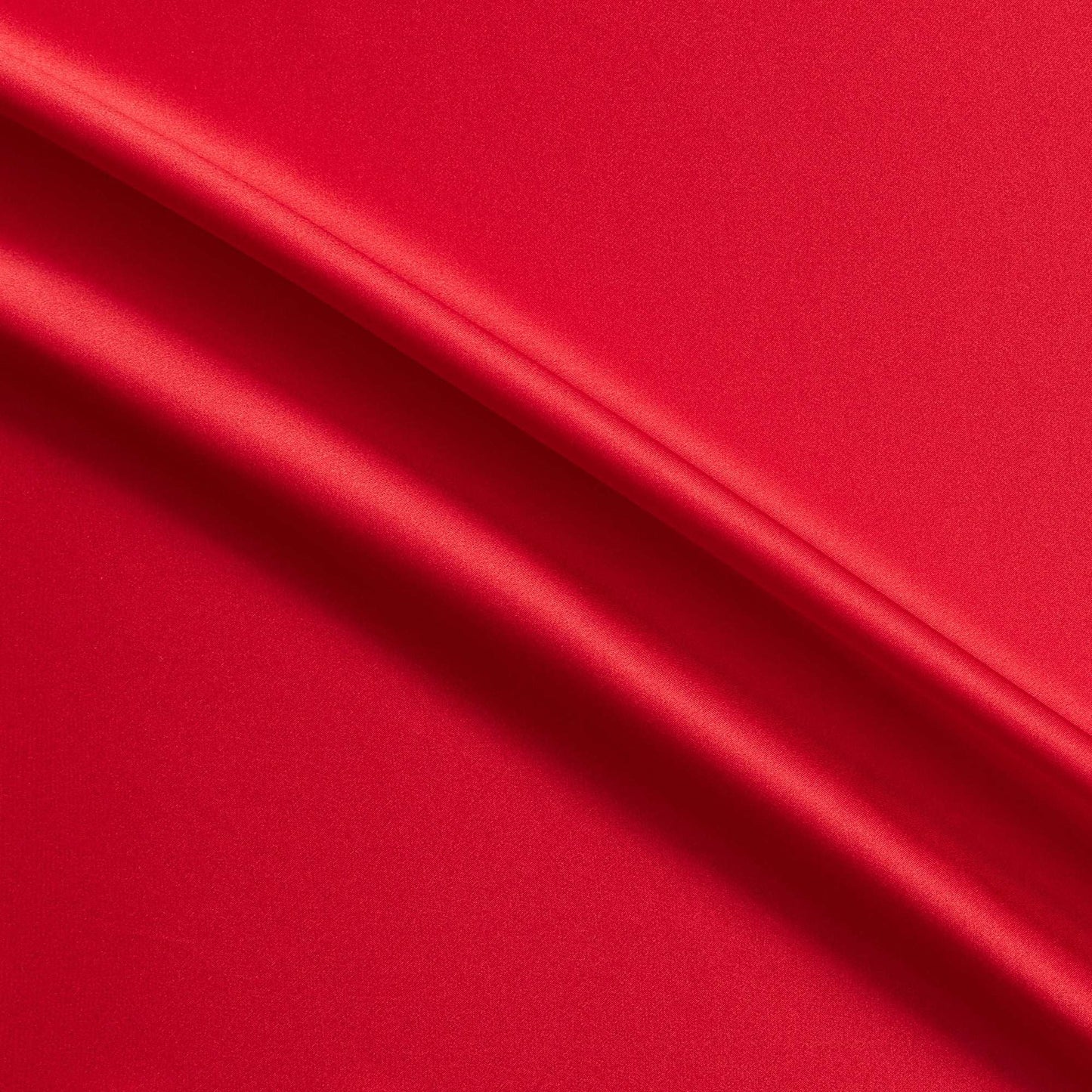 Silk Satin showing the Scarlet color version of a Soft Pure mulberry silk with natural sheen and fluid drape