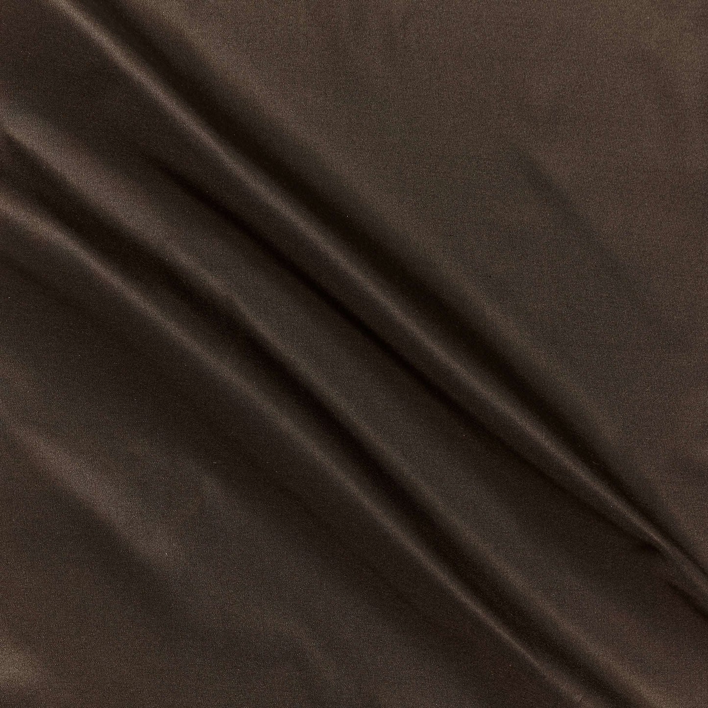 silk taffeta colours showing the chocolate color version of a smooth crisp pure silk with good drape