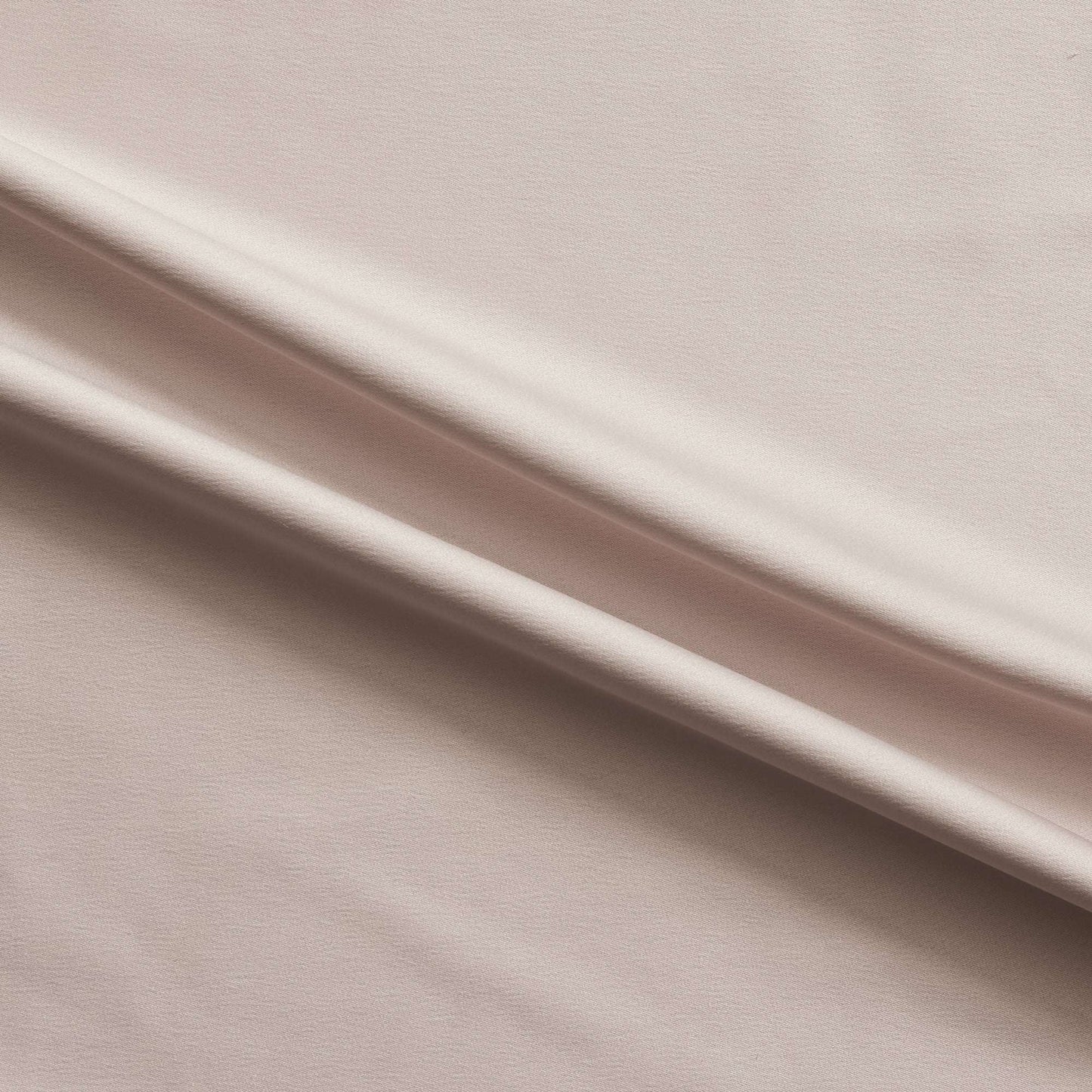 Trump showing the Diamond color version of a stretch duchess satin polyester and lycra blend with a delustered smooth sateen finish and gutsy weight