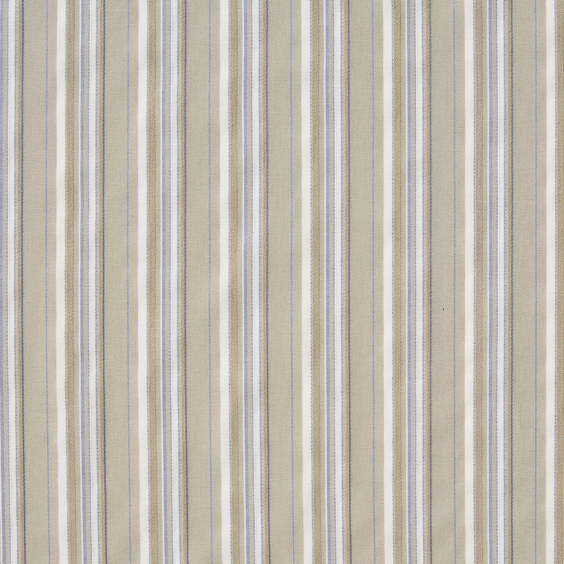 amalfi  displaying the stone colored version with shadow stripes on stretch crisp rayon and polyester with spandex featuring moderate drape