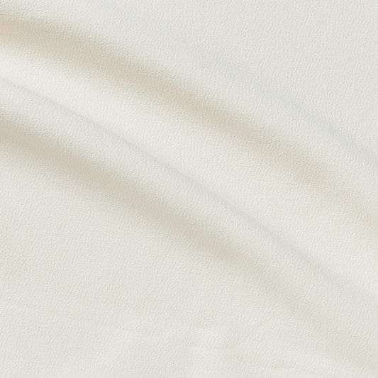 dublin exhibiting the Ivory color version of a stretch heavy weight textured crepe polyester with spandex for two-way stretch