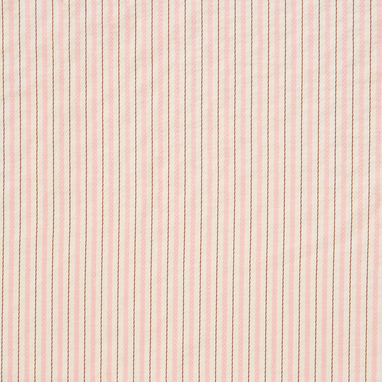 gap displaying the pink color version with Pencil striped stretch nylon and cotton with stitch detailing and good drape