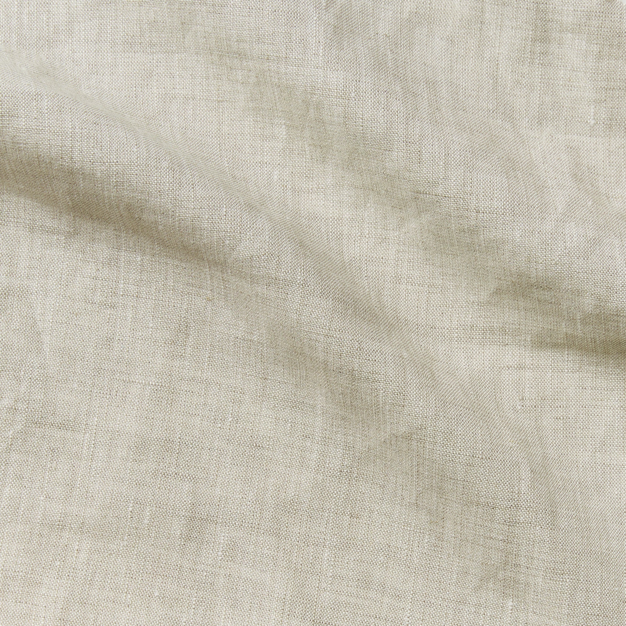 HANKY LINEN displaying the natural color of the 100% dress weight linen fabric in natural colour
