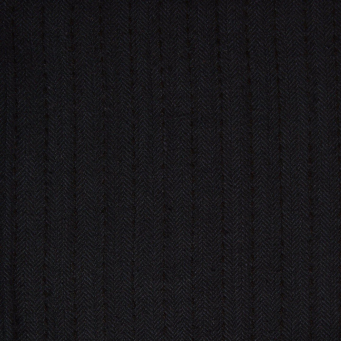 Displaying herringbone a black colored classic patterned all natural viscose and wool blend