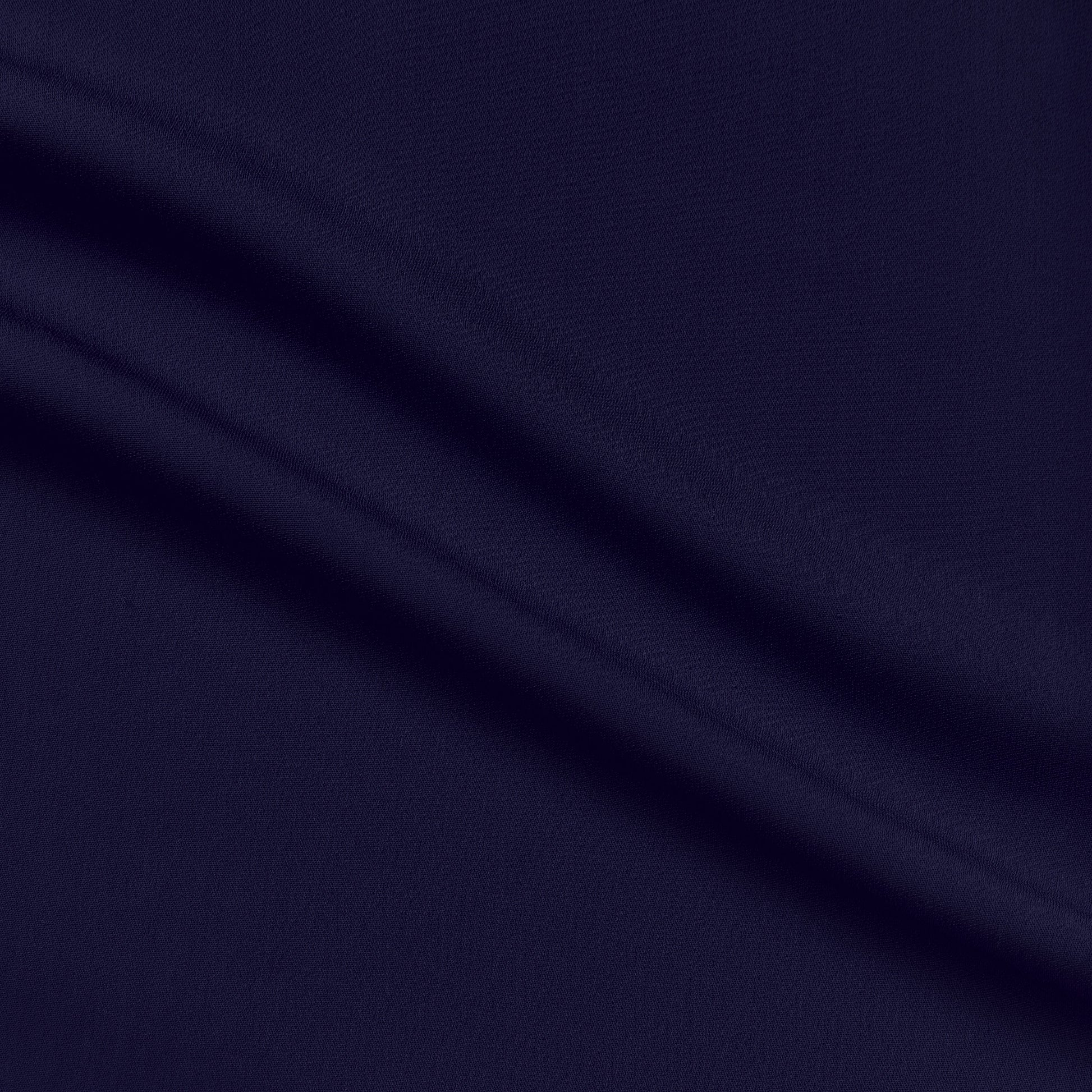 imagine presenting the navy color variant of a stretch mid weight viscose and lycra with a natural silk like sheen and good drape