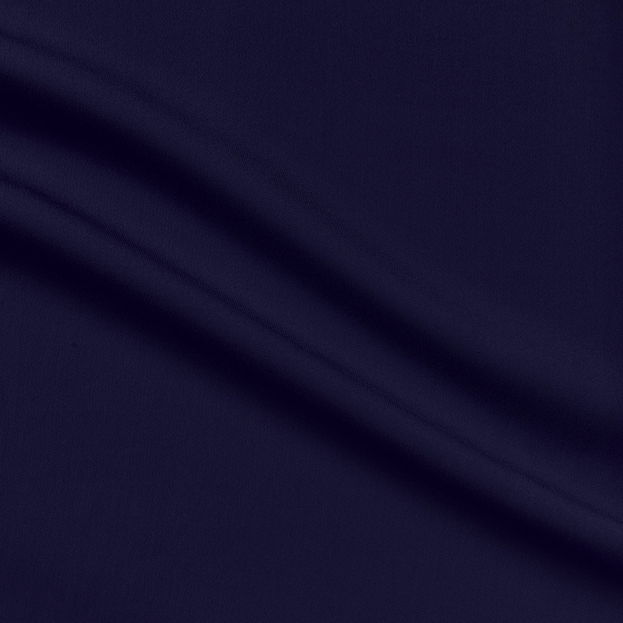 imagine displaying the navy color variant of a stretch mid weight viscose and lycra with a natural silk like sheen and good drape