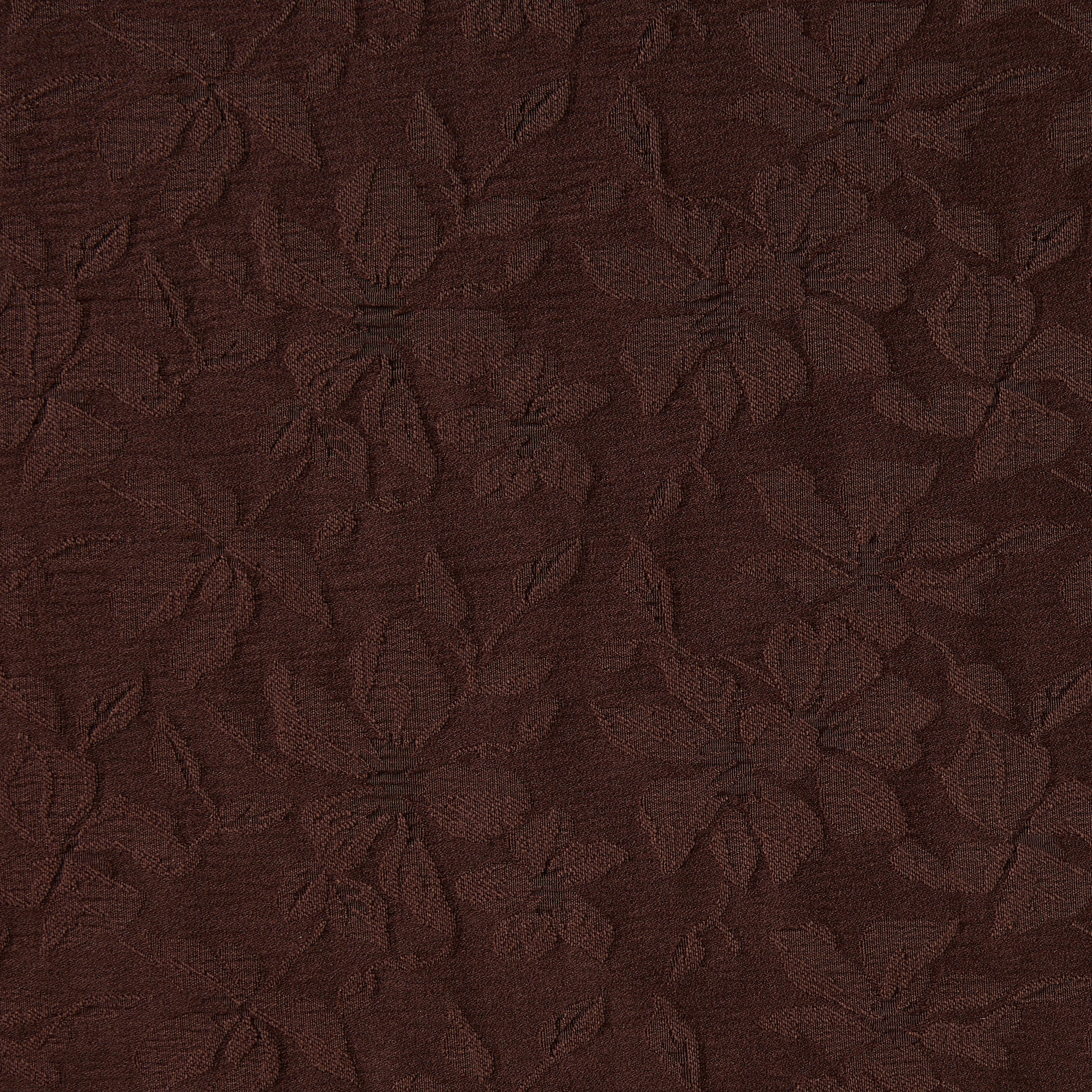 Displaying liliy a bark colored fabric in a classic floral  jacquard stretch cotton polyester and spandex