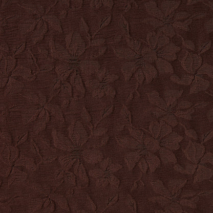 Displaying liliy a bark colored fabric in a classic floral  jacquard stretch cotton polyester and spandex