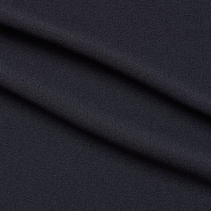 London Crepe presenting the charcoal color version with 2 way stretch knit polyester with spandex
