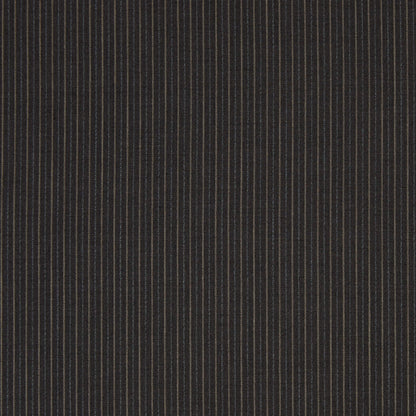 Displaying monza in the  charcoal colored Pin striped mid weight wool, polyester and rayon blend suitable for clothing and furnishings