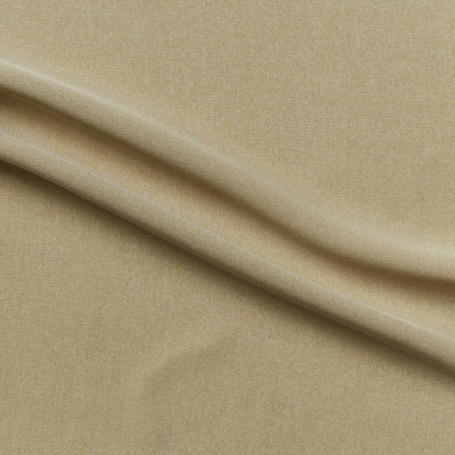 nicola featuring the taupe colored version of a soft semi sheer solid woven pure polyester with fluid drape