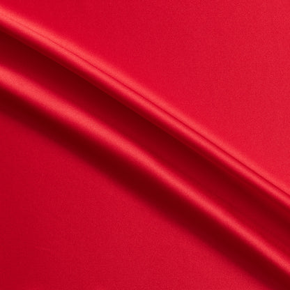 Silk Satin featuring the Scarlet color version of a Soft Pure mulberry silk with natural sheen and fluid drape