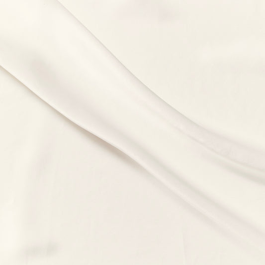 stretch silk satin showing the natural color version of a silk and lycra blend with great drape