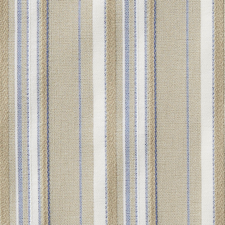  amalfi displaying the stone colored version with shadow stripes on stretch crisp rayon and polyester with spandex in closeup