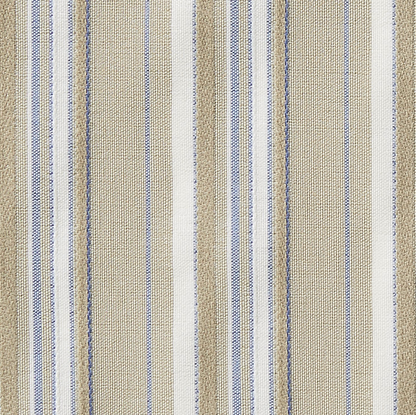  amalfi displaying the stone colored version with shadow stripes on stretch crisp rayon and polyester with spandex in closeup